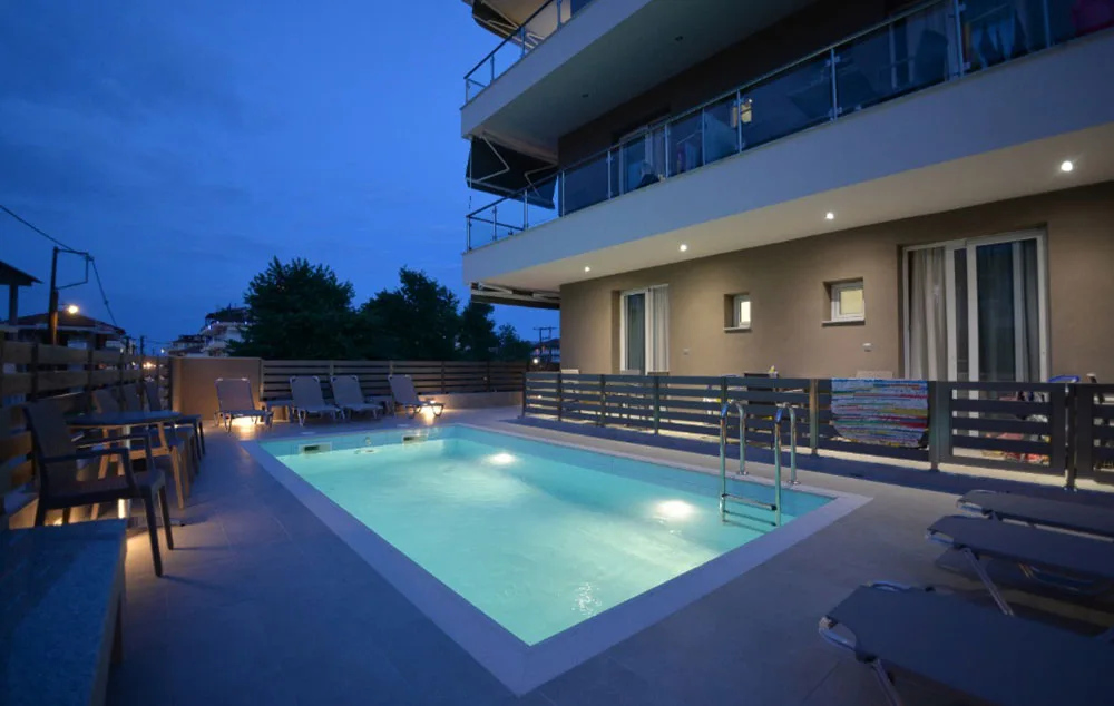 Вила Linda Studios & Pool — Лептокарија, Олимпска Ривиера